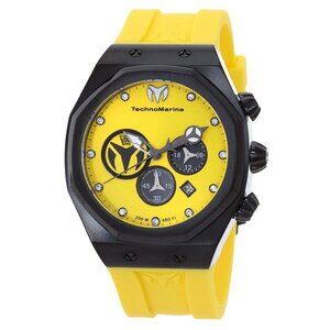 NWT Authentic Technomarine Reef Sun Chronograph Date GMT Quartz Crystal Men's Wa